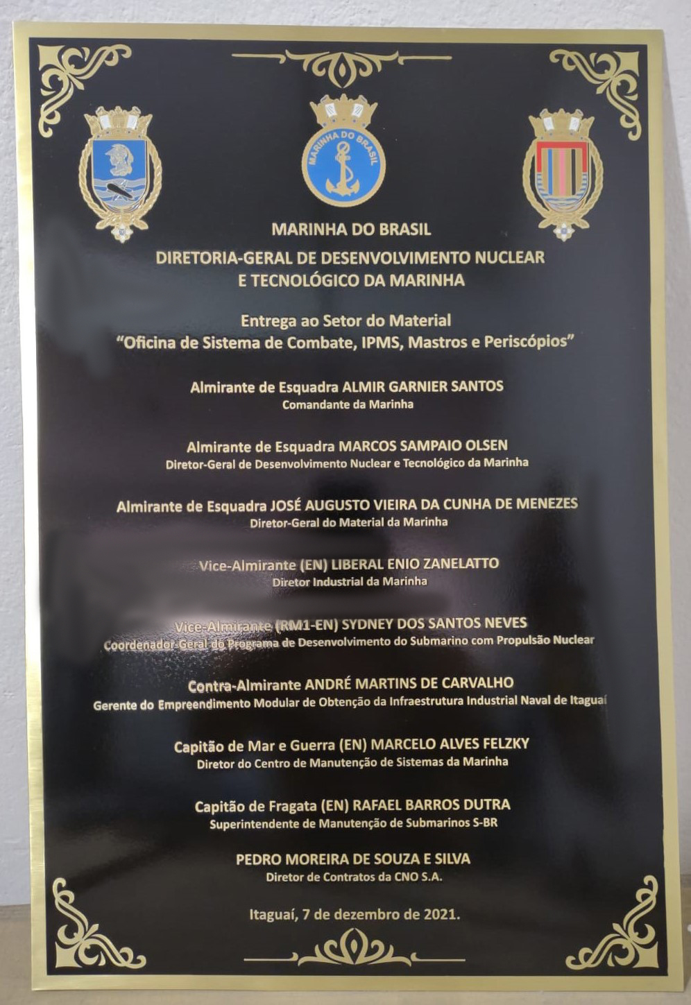 Placa de Lat�o